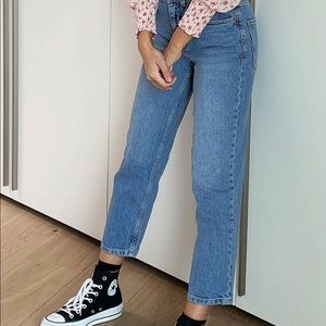 ASOS petite high rise slim jeans